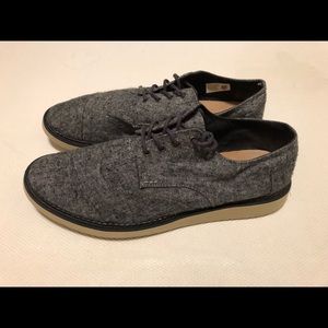 Toms Brogue Grey Slub Men’s 11.5.